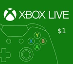 XBOX Live $1 Prepaid Card US