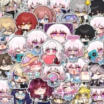 Honkai Impact3 Anime Stationery Sticker Sticker Waterproof Children Student Fashion Stationery Honkai: Star Rail Decorate