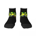 Novelty Printed Rossi Socks for Men Women Stretchy Summer Autumn Winter Crew Socks