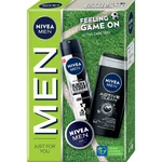 NIVEA MEN Feeling Game On dárková sada (na tělo a obličej) pro muže