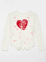 GAP Children's T-shirt heart - Girls