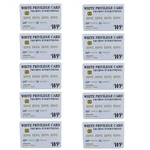 20 PCS White Privilege Card Trumps Everything Credit Card Sets, Wallet Insert Card Romantic Card Business Gifts