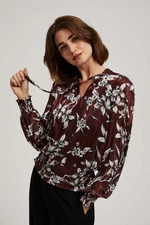 Shirt with floral pattern