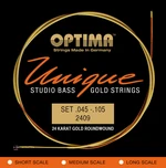 Optima 2409.L 24K Unique Gold Long Scale Struny do gitary basowej