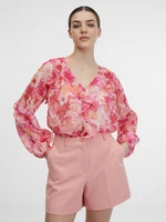 Orsay Pink women's floral blouse - Women