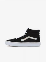 Čierne dievčenské členkové tenisky VANS JN SK8-Hi