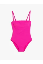 Koton Basic Swimwear with Thin, Detachable Straps