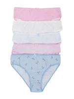 Women's panties with bow 5-pack