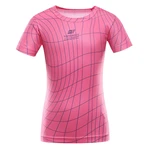 Children's quick-drying T-shirt ALPINE PRO BASIKO neon knockout pink variant pa