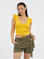 Yellow Women's Short T-Shirt Pieces Tegan - Women