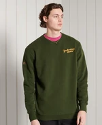 Superdry Mikina Workwear Crew Neck - Pánské