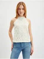 Orsay Creamy Women's Lace Top - Women