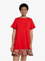 Red Minidress Desigual Vest Kali - Women