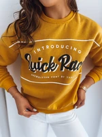 RACE women's sweatshirt yellow Dstreet z