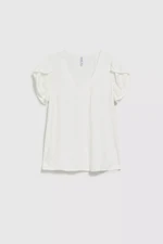 Women's blouse MOODO - ecru white