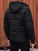 Men's quilted jacket black Dstreet