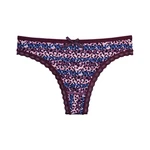 Women's thong Fine woman multicolor