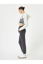 Koton Jogger Sweatpants with Tie Waist Pocket