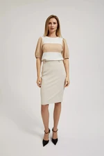 Women's beige skirt