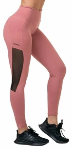 Nebbia High-Waist Mesh Old Rose L Fitness spodnie