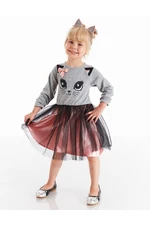 Lány ruha Denokids CFF-20S1-019/Grey, Pink, Black