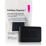 Carbon Theory Charcoal & Tea Tree Oil čistiace tuhé mydlo na upokojenie pleti 100 g