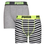 Puma 2PACK chlapecké boxerky vícebarevné (701219334 005) 128