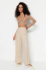 Trendyol Beige Woven Pocket Detailed Trousers