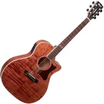 Cort GA5F-FMH Open Pore Natural Guitare Jumbo acoustique-électrique