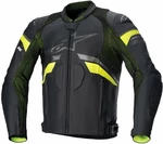Alpinestars GP Plus R V3 Rideknit Leather Jacket Black/Yellow Fluo 60 Blouson de cuir