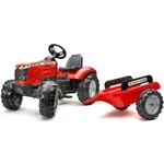 FALK Šlapací traktor 4010AB Massey Ferguson S8740 - červený