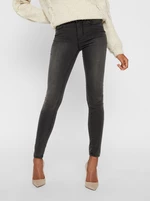 Dark grey skinny fit jeans VERO MODA Tanya