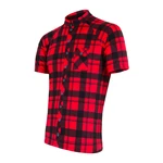 Men's Jersey Sensor Cyklo Square Red