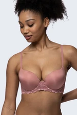 Podprsenka Dorina super push up D17221A - DORPK0095/starorůžová / 80A DOR1D001-PK0095