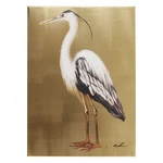 KARE DESIGN Obraz s ručnými ťahmi Heron Left 70 × 50 cm