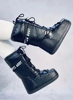 Černé sněhule SNOW BOOTS