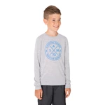 Light grey boys' T-shirt with print SAM 73