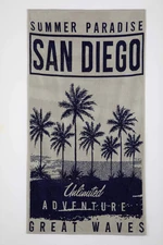 DEFACTO Men Cotton Beach Towel