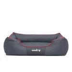 Hundebett Reedog Comfy Grey & Red - 3XL