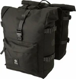 AGU H2O Roll-Top II Urban Bolsa de viaje doble para bicicleta Black 28 L