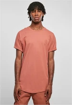 Long Shaped Terracotta Turnup Tee