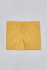 Dagi Yellow - Orange Micro Short Straight Shorts