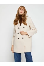 Koton Coat - Gray - Double-breasted