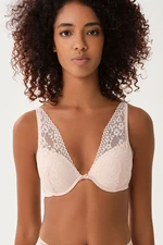 Dagi Powder Half Padded Underwire Lace Bra