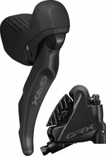 Shimano GRX Dual Control Hydraulic Disc Brake Lever Set STRX610L/BRRX820F Pravý 12 Řazení