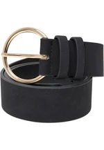 Pásek Basic Suede PU Belt černý