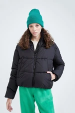 DEFACTO Waterproof Relax Fit Quilted Fabric Down Coat