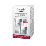 EUCERIN Hyaulor-Filler + 3x Effect Denný krém pre suchú pleť + Nočný krém 2 x 50 ml