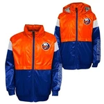 Outerstuff Children's Jacket GOAL LINE STANCE FZ WINDBREAKE NEW YORK ISLANDERS