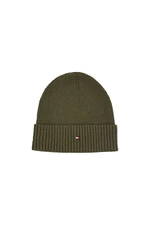 Tommy Hilfiger Cap - ESSENTIAL FLAG BEANIE green